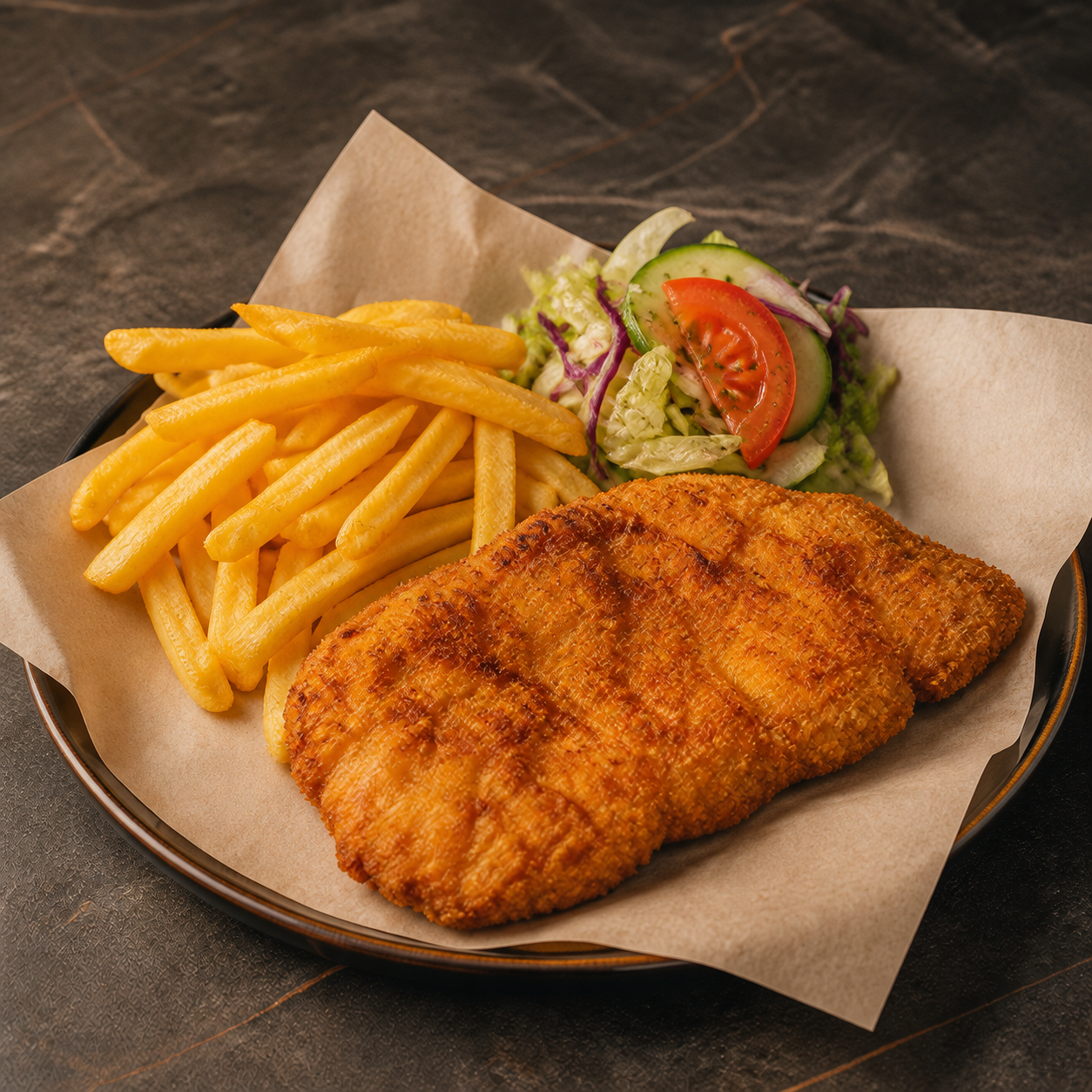 Tavuk schnitzel